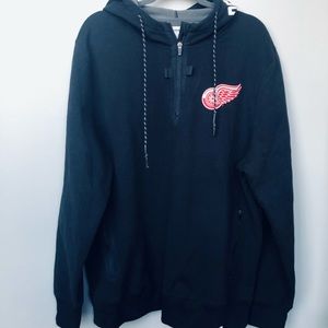 47 Forward 3/4 Zip Red Wings Hoodie